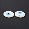 Handmade Lampwork Evil Eye Pendants X-LAMP-E106-02A-01-4