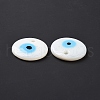 Handmade Lampwork Evil Eye Pendants X-LAMP-E106-02A-01-4