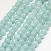 Natural Yellow Jade Beads Strands X-G-G598-4mm-YXS-20-3