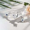Simple S925 Sterling Silver Horse Eye Earring Sets NN5994-2-2