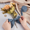 10 Yards Burlap Frayed Ribbon OCOR-WH0093-09A-3