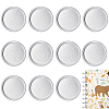 BENECREAT 11Pcs Alloy Cabochon Settings FIND-BC0013-53P-01-1