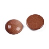 Synthetic Goldstone Cabochons G-T020-18mm-43-2