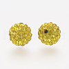 Polymer Clay Rhinestone Beads X-RB-K050-10mm-C29-2