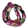 Natural Dyed Malaysia Jade Beads Strands G-B137-B02-01-4