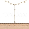 304 Stainless Steel Micro Pave Clear Cubic Zirconia Pendant Necklaces NJEW-Z088-01G-3