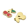 304 Stainless Steel Charms STAS-A118-04F-G-2