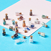Kissitty Natural & Synthetic Gemstone Chip Beads Glass Bottles G-KS0001-02-5