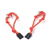 Polyester & Spandex Cord Bracelet Sets BJEW-JB06367-01-6