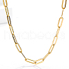Stainless Steel Paperclip Chain Necklaces for Women KC1989-1