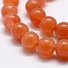 Natural Red Aventurine Bead Strands G-P257-03-6mm-3