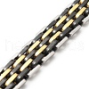 Ion Plating(IP) 201 Stainless Steel Bracelets STAS-E165-05GB-2