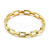 Brass Micro Pave Clear Cubic Zirconia Bangles BJEW-S168-01G-4