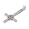 304 Stainless Steel Pendants STAS-R171-06P-2