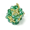 Christmas Seed Beads Beaded Charms PALLOY-MZ00299-03-3