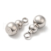 Non-Tarnish 201 Stainless Steel Pendants STAS-Q216-02B-P-3