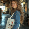 Canvas Women's Tote Bags ABAG-WH0056-006-5