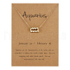 Alloy Constellation Pendant Necklaces WG6F1B2-01-1