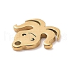 304 Stainless Steel Charms STAS-G287-06G-2