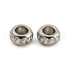 Non-Tarnish 304 Stainless Steel Beads STAS-P355-02P-1