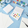 Plastic Imitation Porcelain Watercolor Oil Palette TOOL-WH0053-37-5