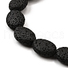 Dyed Natural Lava Rock Beads Strands G-A264-A02-01B-3