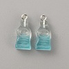 Gradient Color Transparent Resin Pendants CRES-TAC0007-01C-1