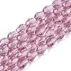 Transparent Glass Beads Strands EGLA-N013-T6mm-D02-1