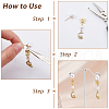 SUPERFINDINGS 84Pcs 3 Size 304 Stainless Steel Stud Earring Findings STAS-FH0002-20LG-4