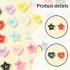 64Pcs 16 Styles Acrylic Beads SACR-FS0001-29-3