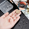  100Pcs Natural Quartz Sphere Beads G-NB0005-51B-4