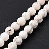 Natural Magnesite Round Bead Strands X-G-L358-4mm-02-3