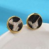 304 Stainless Steel Stud Earrings for Women EJEW-K268-14G-2