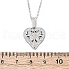 304 Stainless Steel Polymer Clay Rhinestones Openable Pendant Necklaces for Women NJEW-Z065-12P-5