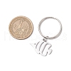 Ocean Theme 304 Stainless Steel Keychains KEYC-JKC01213-05-3