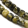 Natural Yellow Turquoise(Jasper) Beads Strands G-H078-C04-01-4