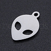 201 Stainless Steel Laser Cut Pendants STAS-S105-T903-1-2