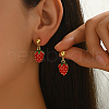 Stylish Brass Dangle Stud Earrings PA9879-5-1