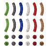 Brass Rhinestone Beads RB-BT0001-001-2