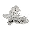 304 Stainless Steel Crystal Rhinestone 3D Insect Connector Charms STAS-H236-11A-P-2