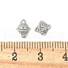 Brass Micro Pave Cubic Zirconia Connector Charms KK-U056-36P-3