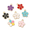 Eco-friendly Alloy Enamel Pendants PALLOY-M212-12G-1