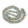 Electroplate Non-magnetic Synthetic Hematite Beads Strands G-N0318-39-F-2
