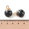 Glass Round Pendants GLAA-P063-01G-12-3