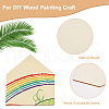 Unfinished Wood Slices WOOD-WH0024-140-4