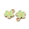 Alloy Enamel Charms ENAM-D043-02G-06-2