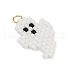 Halloween Theme Cylinder Glass Seed Beads PALLOY-MZ00772-2