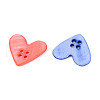 4-Hole Dyed Freshwater Shell Buttons SHEL-T020-26-2