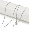 304 Stainless Steel Link Chain Necklaces NJEW-H042-03P-1