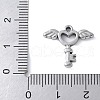 304 Stainless Steel Pendants STAS-E548-09P-3